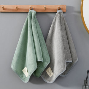 Khăn Mặt Thấm Nước Coral Fleece Khăn Tắm Bằng Cotton Nguyên Chất Khăn Lau Khô Tóc Và Tay Cho Nam Và Nữ Dùng Tại Nhà