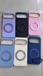 360 Rotating Magnetic Ring Holder Kickstand Silicone Phone Case for Google Pixel 11 10 Pro XL 10A for Magsafe Shockproof Cover