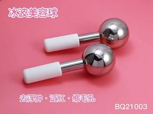 Ladies beauty stainless steel beauty Ice Wave ball crystal Energy Ice Muscle beauty ball cold compress face and eye massage beauty instrument