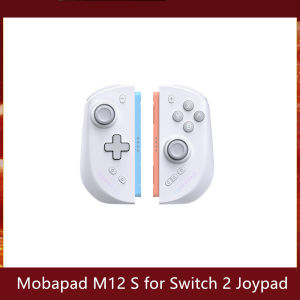 Mobapad M12 S White GGamepa The Best 3rd Party Switch 2 Joycons Game Controller