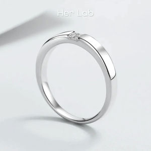 Her Lab Jewelry | Genuine Moissanite S925 Sterling Silver Diamond Ring 1.5 Carat Original GRA Report 100% Passed Diamond Selector. Round Oval Dove Egg Diamond Ring 925 Sterling Silver Wedding Band Fashion Cut Diamond Ring