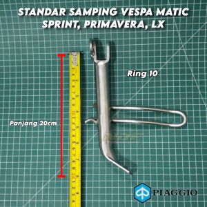 Standar Samping Vespa Matic Sprint Primavera Lx S Jagang Jagrak Lowfitmen Ring 10 12