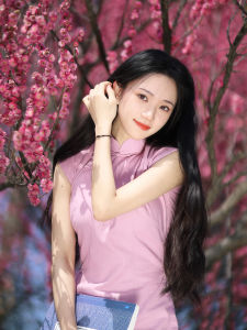 Momei Vintage Style Midi Qipao with Half Slit Sleeveless Pure Color Cotton Linen Blend Daily Wear Traditional Chinese Dress