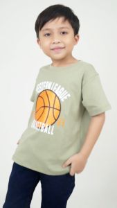 Forest Kids Boys Premium Cotton Interlock Round Neck Graphic T-Shirt | Baju T-Shirt Budak Lelaki - FK20221