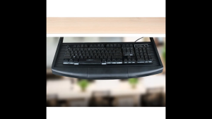 SISTEMA KEYBOARD TRAY BLACK WITH SLIDES BUY ONE TAKE ONE