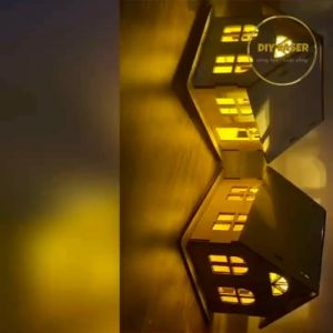 Mô Hình Gỗ 3D Lắp Ráp Ngôi Nhà Mô Hình Nhà Diy Đồ Chơi Trẻ Em Ngôi Nhà Độc Đáo Decor Phòng