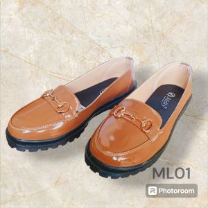 MLC01 Sepatu Docmart Wanita Sepatu Loafers Gaya Korea terlaris