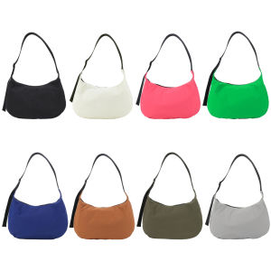 Women Nylon Shoulder Bag Casual Fashion Tote for Daily Use Stylish Underarm Purse in Multiple Colors