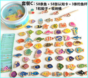 Đồ Chơi Câu Cá Bằng Gỗ Từ Tính Cho Trẻ Em 2-3 Tuổi Đồ Chơi Giáo Dục Cho Trẻ Em Dưới 3 Tuổi Quà Tặng Trò Chơi Học Về Động Vật Đại Dương