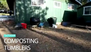 Gardening supplies Composting Bin Garden Composter with Quickly Create Fertile Soil Compost Tumbler