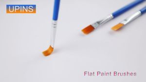 100pcs Artist Flat Paint Brushes Acrylic Oil Watercolour Painting Brush Detail Painting Brush