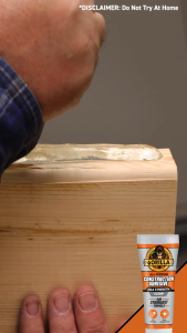 Gorilla Construction Adhesive Heavy Duty - All Weather/Gap Filling/30 sec. Fast Grab/Paintable/Indoor & Outdoor Heavy Duty Project (2.5Oz)