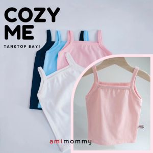 Amimommy Kaos Singlet Tanktop Basic COZY ME Untuk Bayi Balita Perempuan
