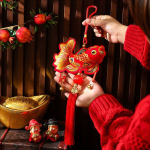 YESPERY 2025 New Year Chinese Style Hanging Ornament Car Pendant Home Bonsai Outdoor Garden Pendants New Year Decoration