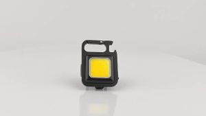 Portable Multi Function USB Rechargeable Lamp Magnetic COB LED Mini Work Light Mini Keychain Flashlight