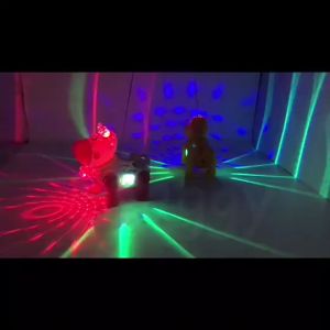 Đồ chơi bò chạy pin bò sữa dễ thương dùng pin biết đi có âm thanh đèn nhạc cho bé