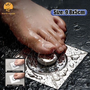 [Warm Homie]304 Stainless Steel Shower Floor Drain Cover  Universal  Bathroom Anti-Odor/Bug Cover Floor Drain Inner Core Anti-hair Filter Sewer