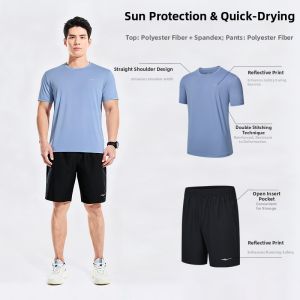 Erke | Moisture-wicking Mens Sports Set