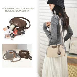 Fashion Pillow Bag Minimalist Fancy Large Capacity Womens Shoulder Bag Retro Casual Oxford Cloth Easiest for Match Crossbody Bag