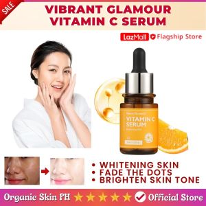 Vibrant Glamour Vitamin C Serum for Face - Collagen Boosting Melasma Anti-Aging Skin Care Brightening and Whitening