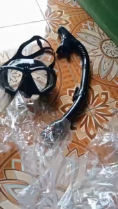 ORI TaffSPORT Alat Masker Kacamata Selam anti kabut Scuba Diving Snorkeling dengan Dudukan GoPro