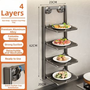 youqin | Foldable Multifunctional Kitchen Storage Rack