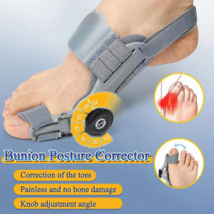 Bunion Corrector Hallux Valgus Big Toe Corrector Rotatable Toe Separator Straightener Adjustable Toe Correction
