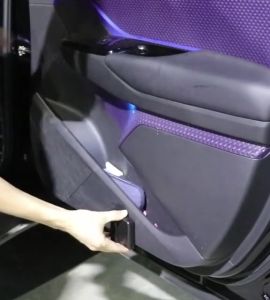 (VOLKSWAGEN) 2PCS Magnet Sensor Welcome Light Car Logo Door Light Polo Passat Vento Tiguan Beetle Jetta