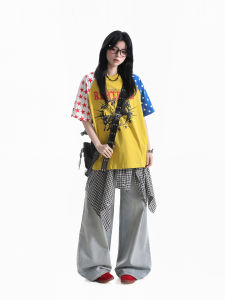 zuocisankon | Áo Thun Oversized In Hình Sao