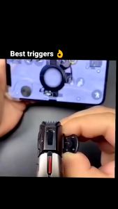 G21 Trigger PUBG FF FPS L1 R1 6 Finger Trigger Gaming For Mobile Phone Tombol Game-tembak Automatic Trigger Controller