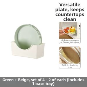FaSoLa | Waste and Preparation Plastic Plate
