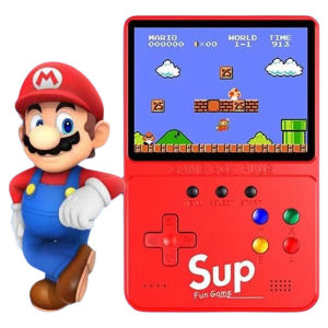 Classic Handheld Game Console 2024 New Model Full Screen Super FC Mario Dual Player High Definition Home Use with Controller