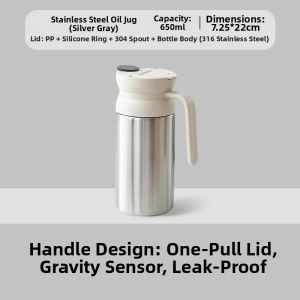 Ankou | Food Grade Thickened Easy Clean Auto Open Oil Bottle