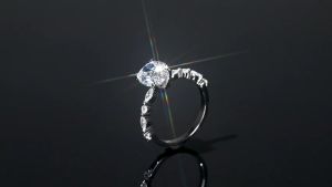 EAMTI 925 Sterling Silver Ring Oval Cut Cubic Zirconia Engagement Rings Gold Solitaire Halo Promise Ring For Women Size 3.5-11