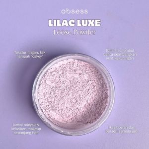 Obsess Cosmetics Microfill Translucent & Lilac Luxe Loose Powder | Oil Control & Blur Finish| Smooth & Flawless Finish| Pore-Blurring & Long-Lasting Makeup