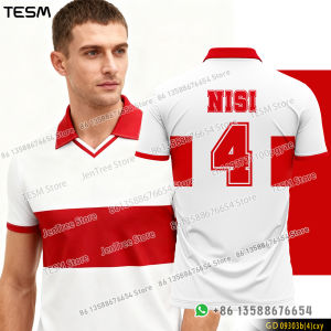 TESM Summer POLO Shirt Men Summer Sports V-neck T-shirt Street Trendy Short Sleeve 3D HD Print T-shirt