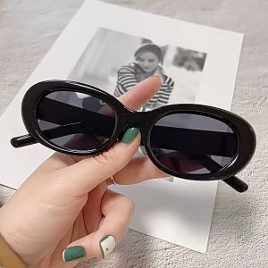 Kacamata hitam oval baru pelindung sinar matahari dan kacamata pelindung UV