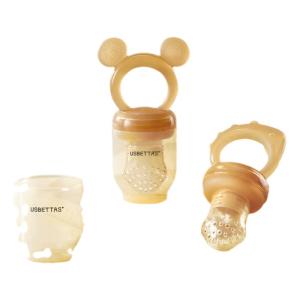 Beipes Baby Food Chew Bag Silicone Fruit Vegetable Snack Feeding Aid Infant Teeth Grinding Toy ชุดชิ้นส่วนเสริมอาหารสำหรับเด็ก