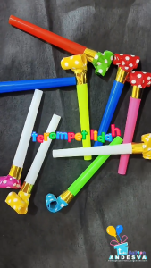 Terompet Ultah anak/ terompet lidah warna warni / Terompet Tahun Baru / terompet anak ulang tahun