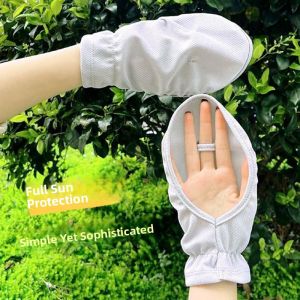 Sun Protection Breathable Womens Summer Short Driving Loose UV Protection Gloves