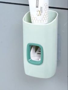 เครื่องบีบยาสีฟัน การวางยาสีฟันในห้องน้ำ ชั้นวาง ที่กดยาสีฟัน