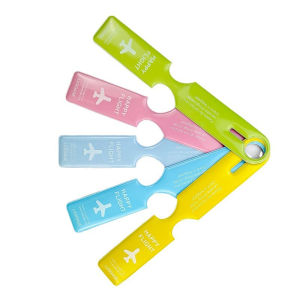 Masely Luggage Tag PVC Boarding Pass Colorful Anti-loss Label 24*4cm