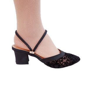SANDAL BUSTONG BRUKAT WANITA HEELS PESTA-SENDAL HAK TAHU BRUKAT CHUNKY 5CM-HEELS PESTA WANITA TERBARU-HEELS WANITA PESTA