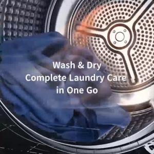 [FREE SHIPPING / READY STOCK] Haier 2-in-1 Front Load Inverter Washer Dryer (11kg + 7kg) /Mesin Basuh / 洗衣机/ 干衣机- HWD110-BP12533W