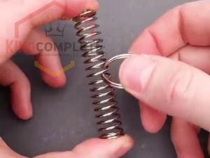 Alat Sulap Metal Puzzle Spring & Ring: Mainan Sulap Per & Cincin Brain Puzzle