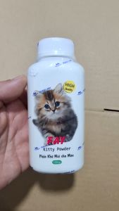 Phấn thơm khử mùi tắm khô cho mèo phấn Fay Kitty Powder 120g - Nuôi Pet Shop
