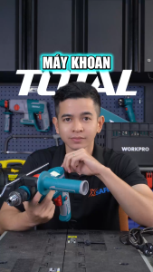 Máy khoan búa Total TG1081316E 810W kèm 1 bộ than có tính năng tốc độ thay đổi-đảo chiều có chức năng búa