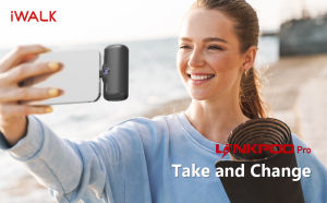 iWALK LinkPod Pro แบตสำรองพกพกไร้สาย FastCharge หัว TypeC ใช้งานได้ iPhone1717Pro17Pm1616Pro16Pm16+1515Pro15Pm15+และสมาร์ทโฟนแอนดรอยด์ อาทิ SamsungHuawei