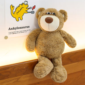 เพื่อนรักสุดน่ารักตุ๊กตาหมี หมีเทดดี้ หมีบุผ้าออบอุ่น ของเล่นเด็ก อุปกรณ์เสริมสำหรับเด็กวัยเตาะแตะและวัยเรียน