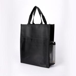 Oxford Cloth Waterproof Briefcase Zippered Document Bag 14x11x4 Inch With Handle For Business Travel